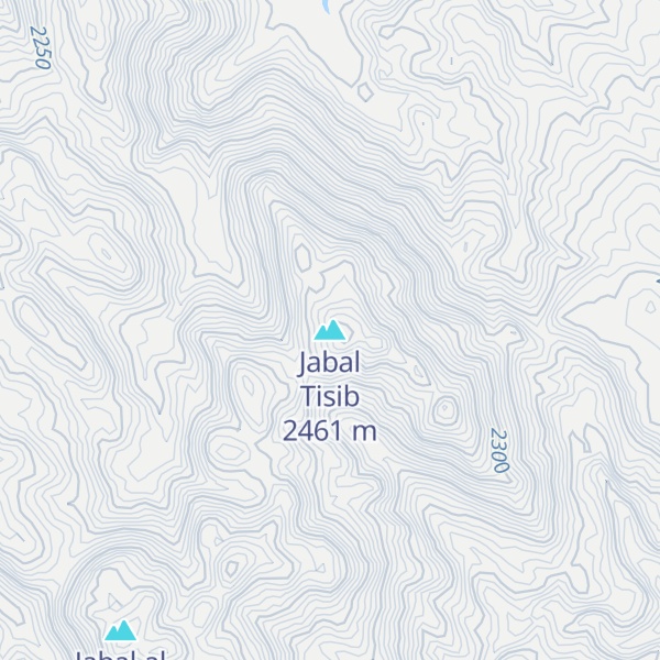 Map of Jabal Tisib