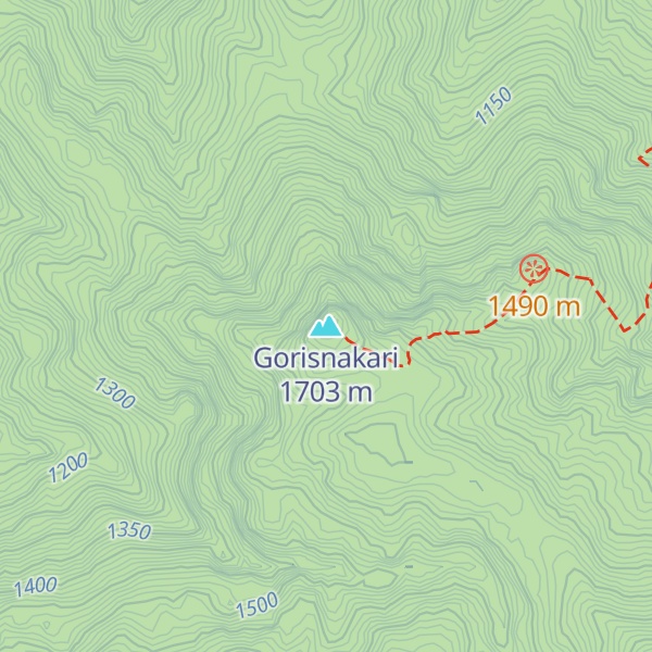 Map of Gorisnakari