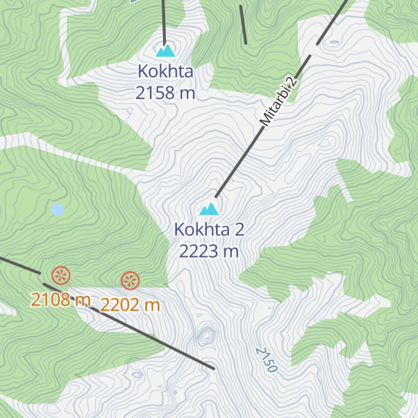 Map of Kokhta 2