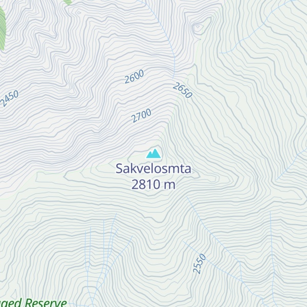 Map of Sakvelosmta