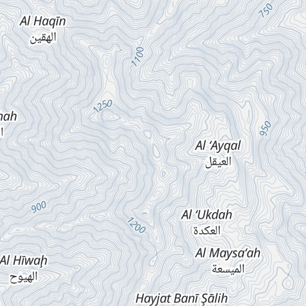 Map of Jabal Ya`aqibah