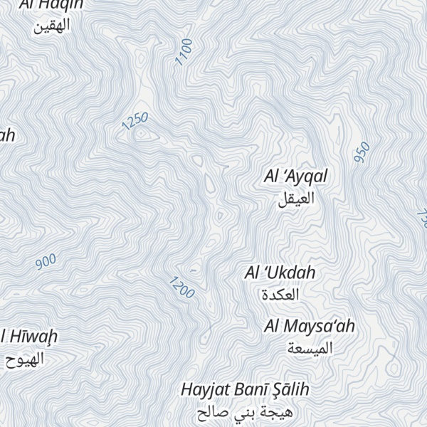 Map of Jabal Barashah