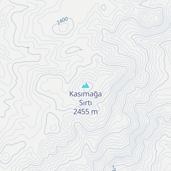 Map of Kasımağa Sırtı