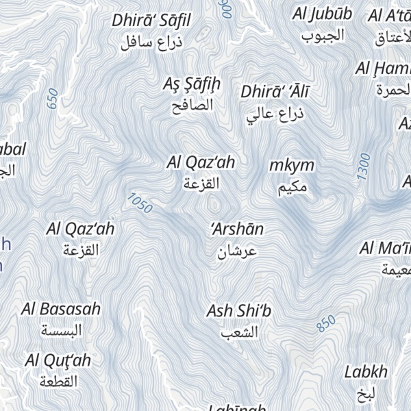 Map of Jabal ar Rabid
