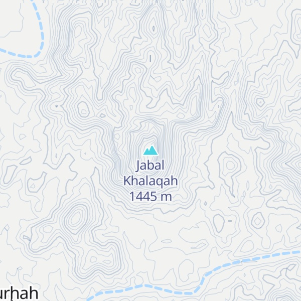 Map of Jabal Khalaqah