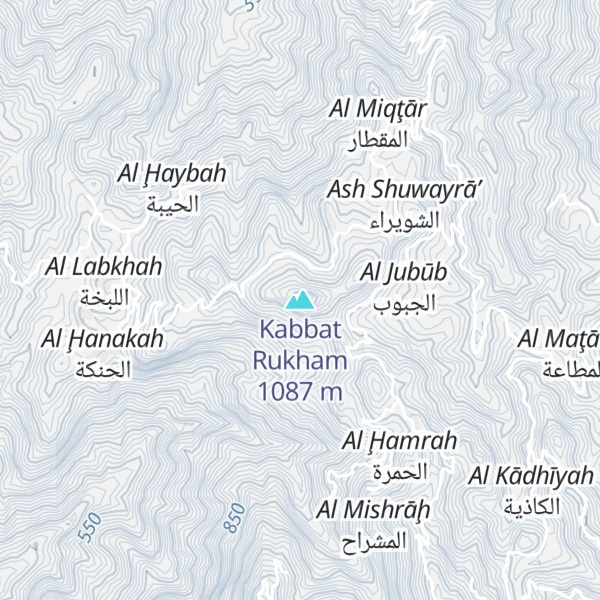 Map of Kabbat Rukham