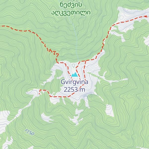 Map of Gvirgvina