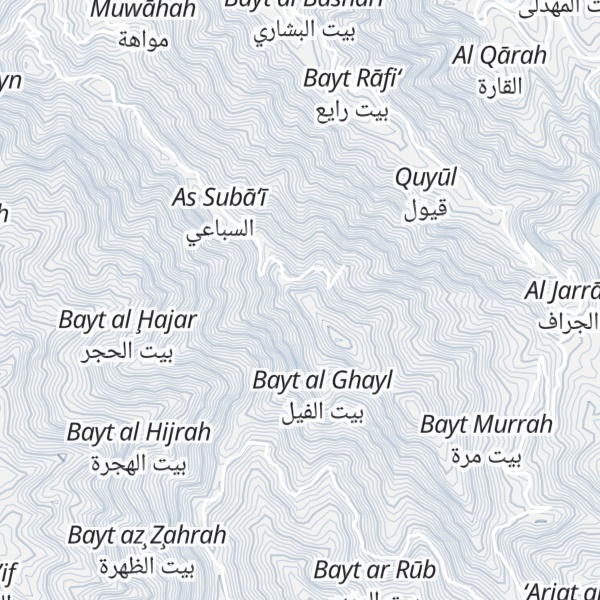Map of Jabal as Suba`i