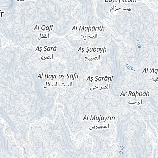 Map of Jabal al Misbah