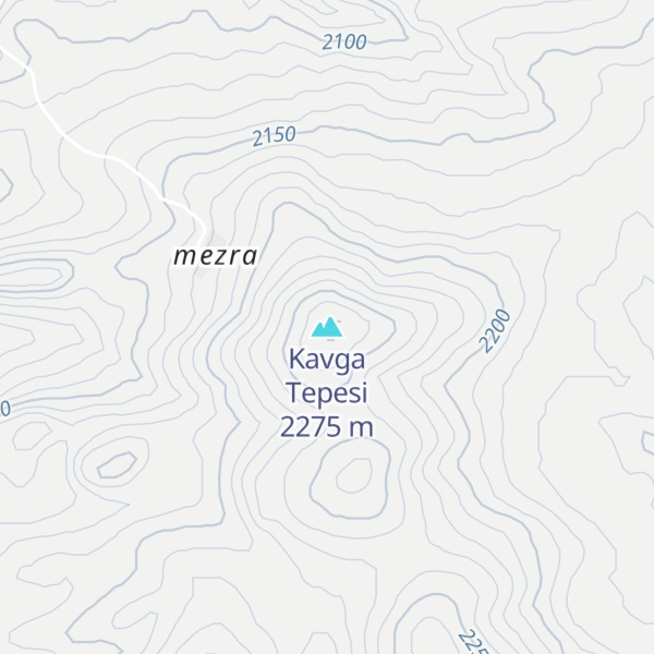 Map of Kavga Tepesi