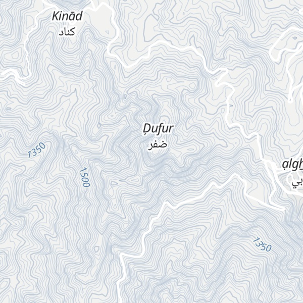 Map of Jabal Dufur