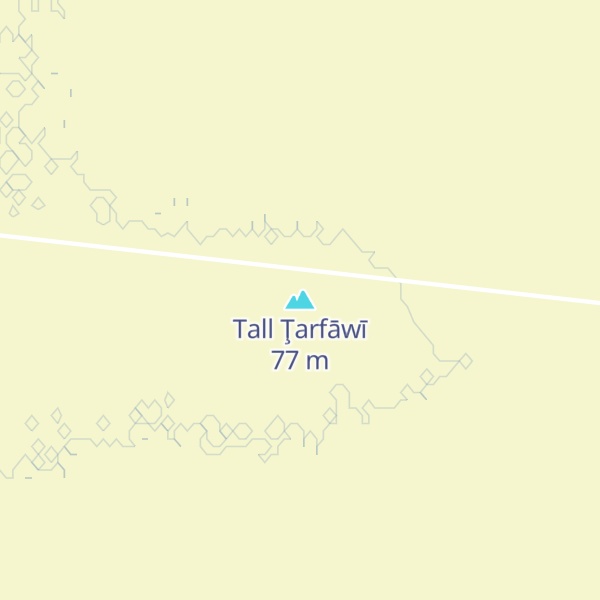 Map of Tall Ţarfāwī