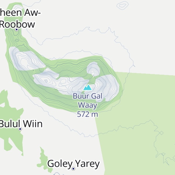 Map of Buur Gal Waay