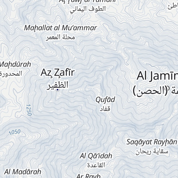 Map of Jabal Wakyah
