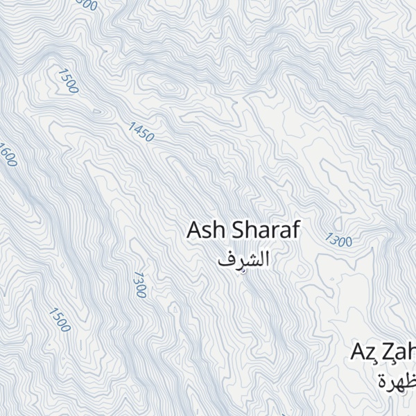 Map of Jabal Radman
