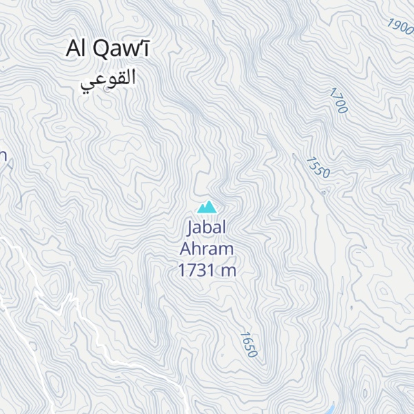 Map of Jabal Ahram
