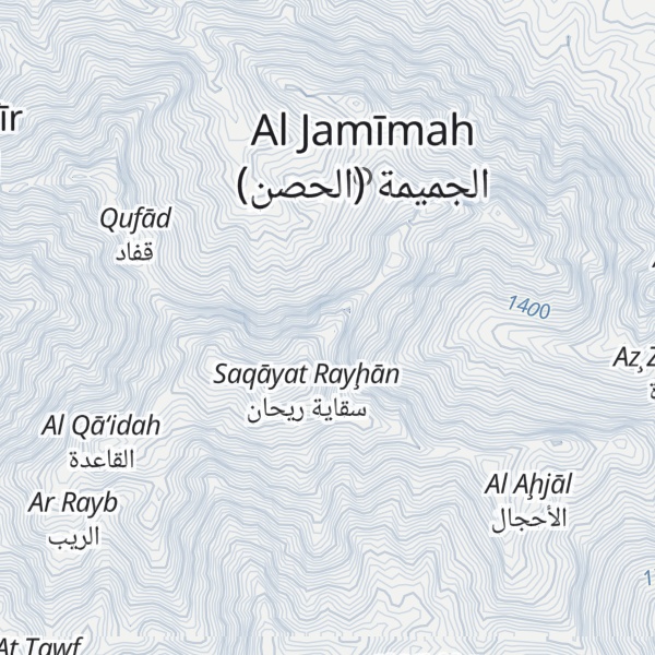 Map of Jabal al Jamimah