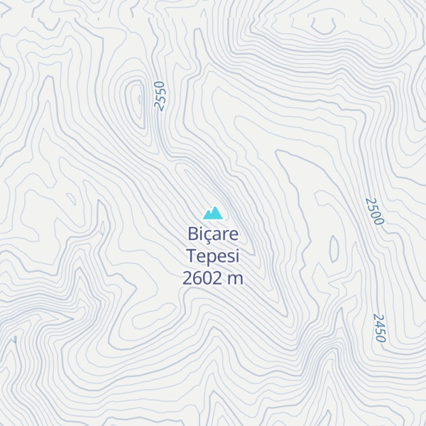Map of Biçare Tepesi