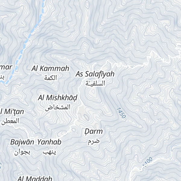 Map of Jabal Durhan
