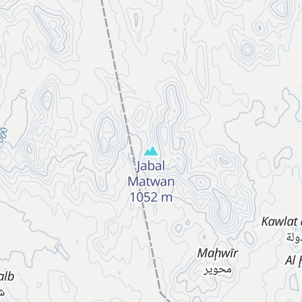 Map of Jabal Matwan