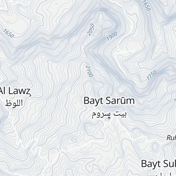 Map of Jibal Bani Habash