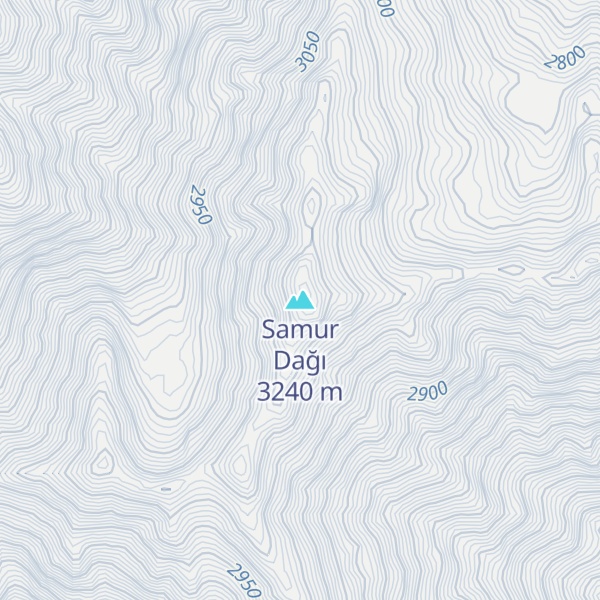 Map of Samur Dağı
