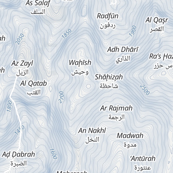 Map of Jabal Kaburah