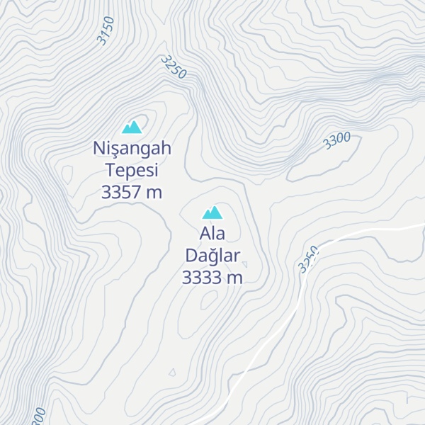 Map of Ala Dağlar