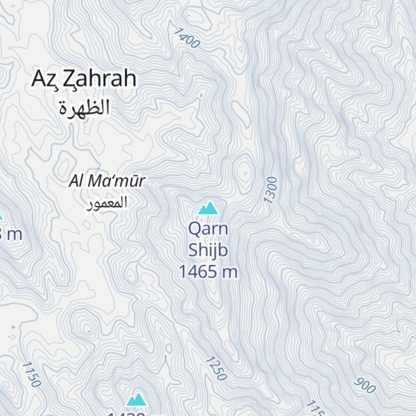 Map of Qarn Shijb