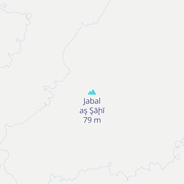 Map of Jabal aş Şāḩī