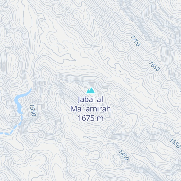 Map of Jabal al Ma`amirah