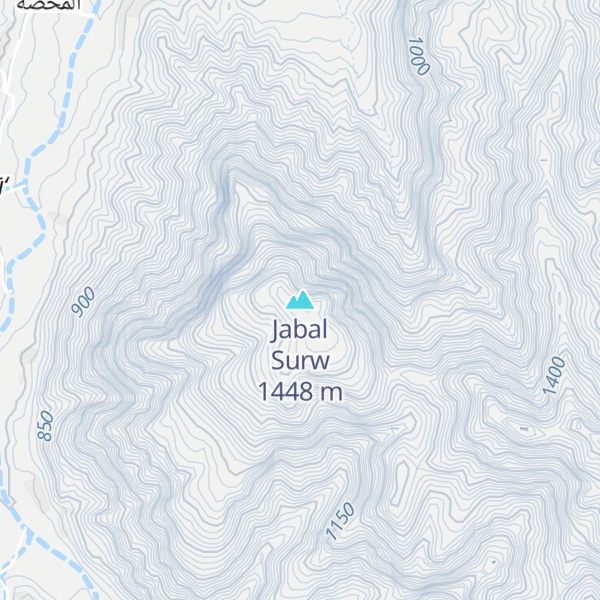 Map of Jabal Surw