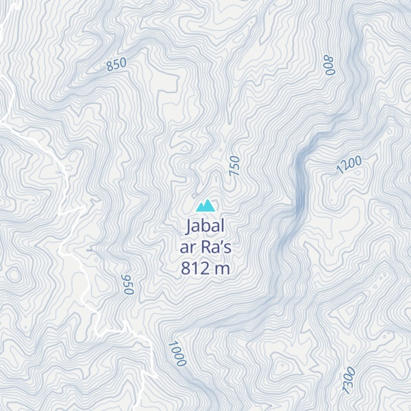 Map of Jabal ar Ra’s