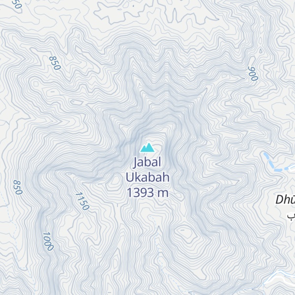 Map of Jabal Ukabah