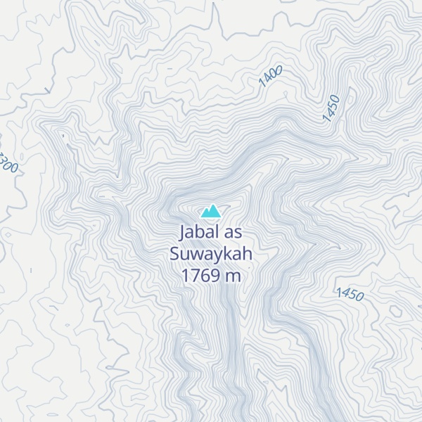 Map of Jabal as Suwaykah