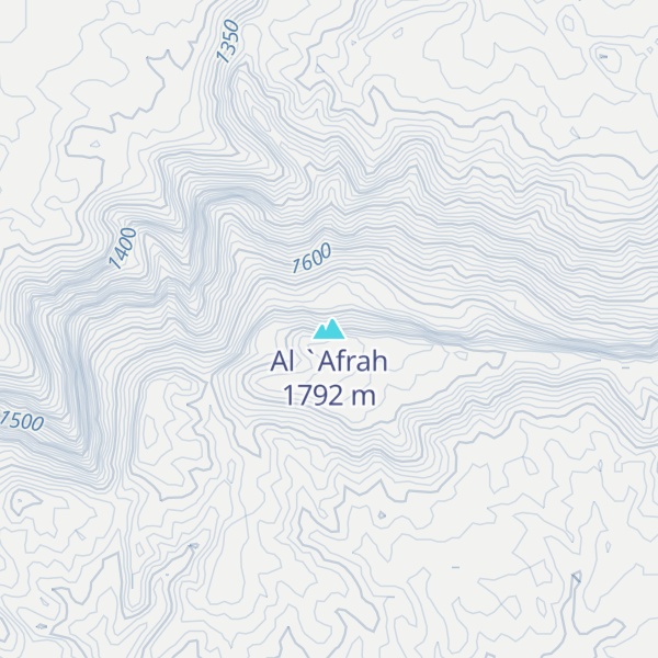 Map of Al `Afrah