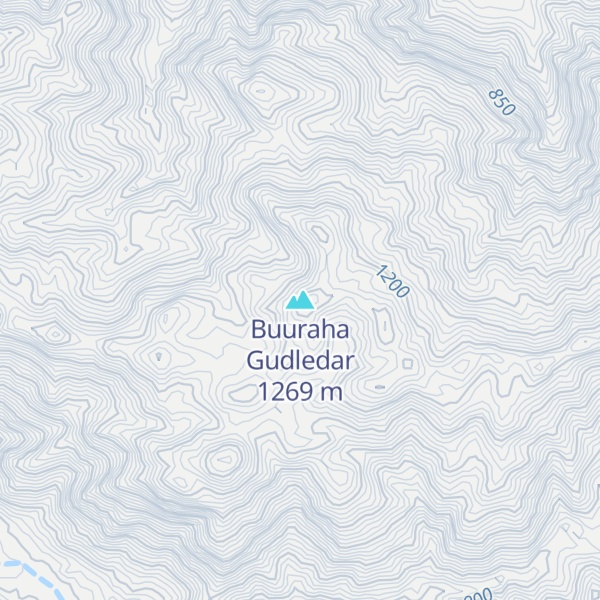 Map of Buuraha Gudledar