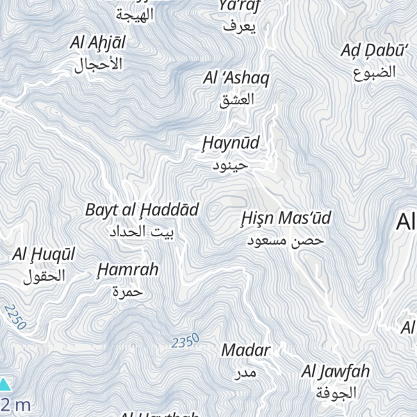 Map of Jabal al Mahjar Bani Budayf