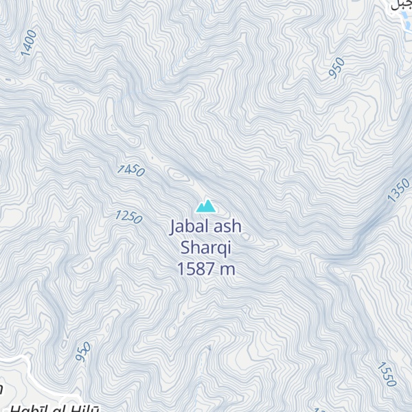 Map of Jabal ash Sharqi