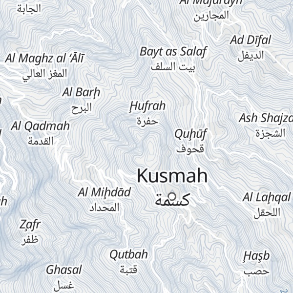 Map of Jabal al Mahjar