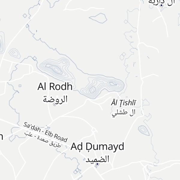 Map of Jabal al Mi`allaqah