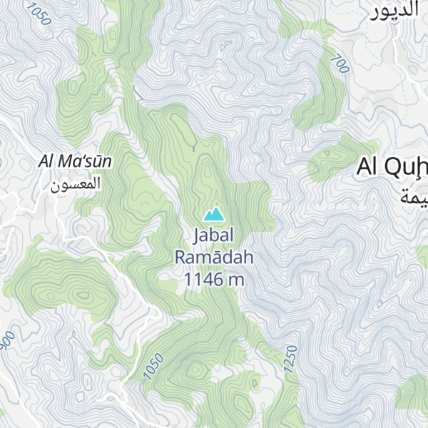 Map of Jabal Ramādah