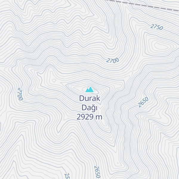 Map of Durak Dağı