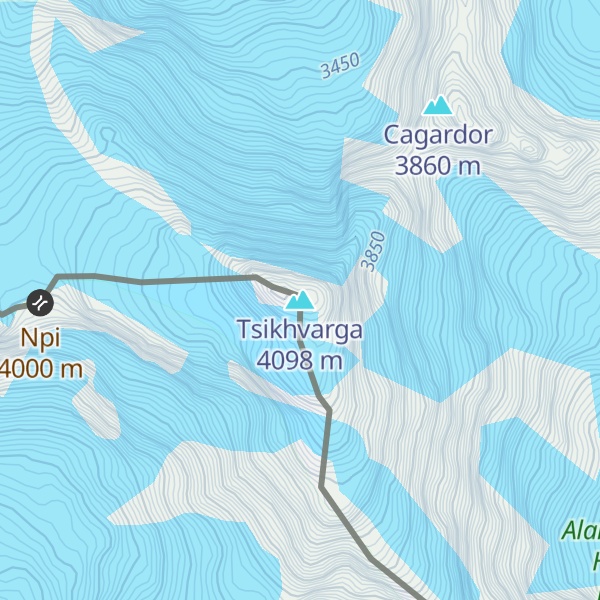 Map of Tsikhvarga