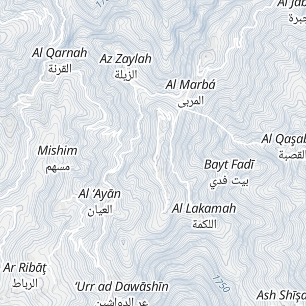 Map of Jabal Şa‘fān