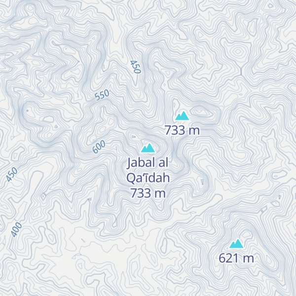 Map of Jabal al Qa‘īdah