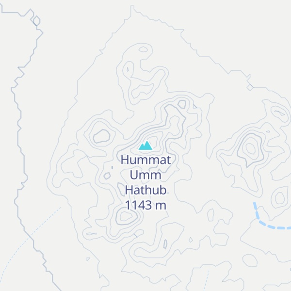 Map of Hummat Umm Hathub