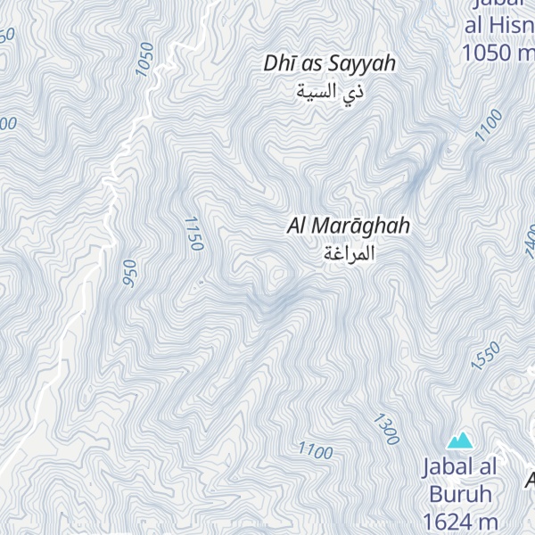 Map of Jabal Qubah