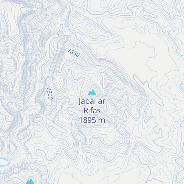 Map of Jabal ar Rifas