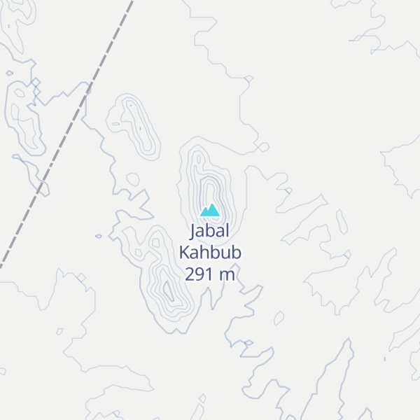 Map of Jabal Kahbub